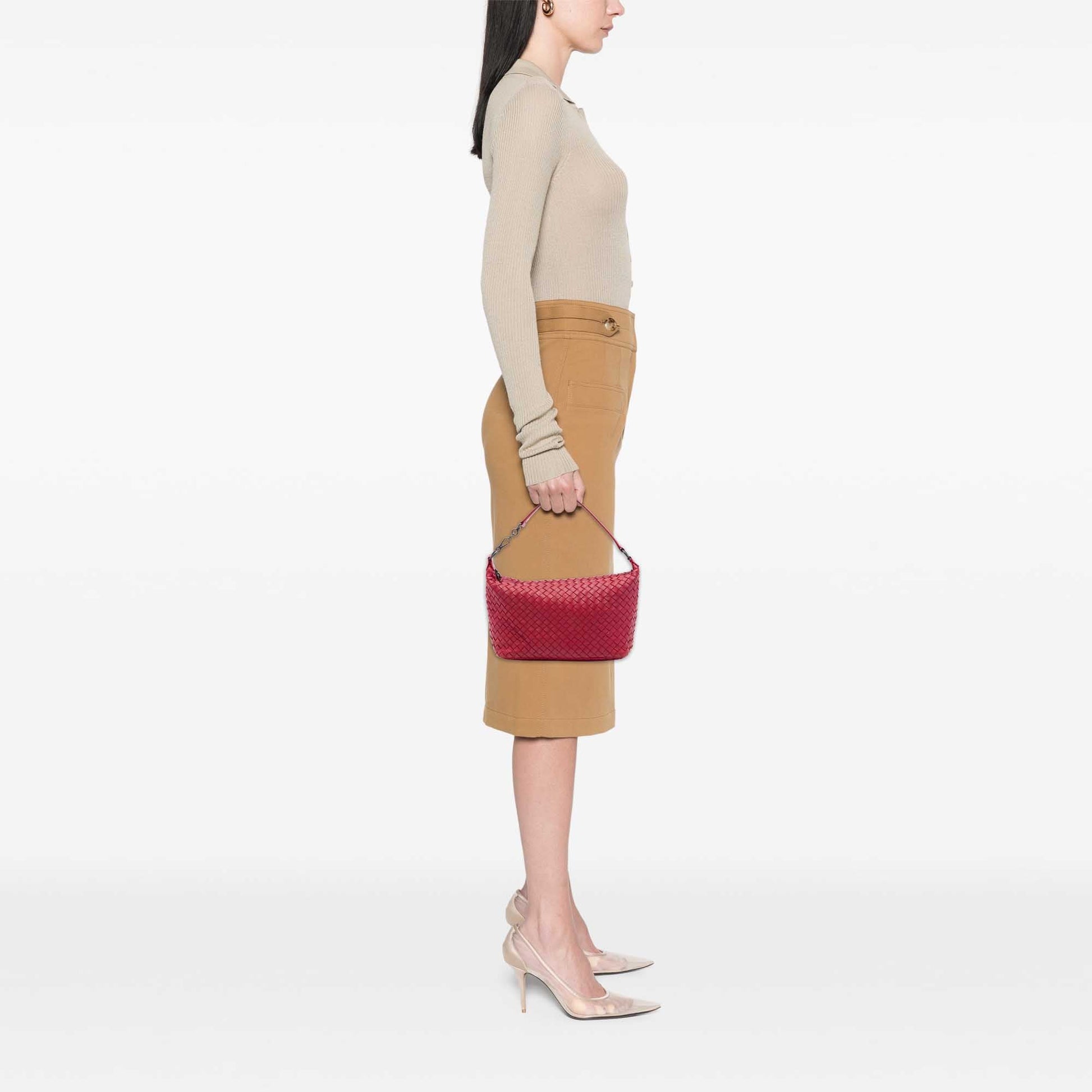 Bottega Veneta Nappa Intrecciato Shoulder Bag