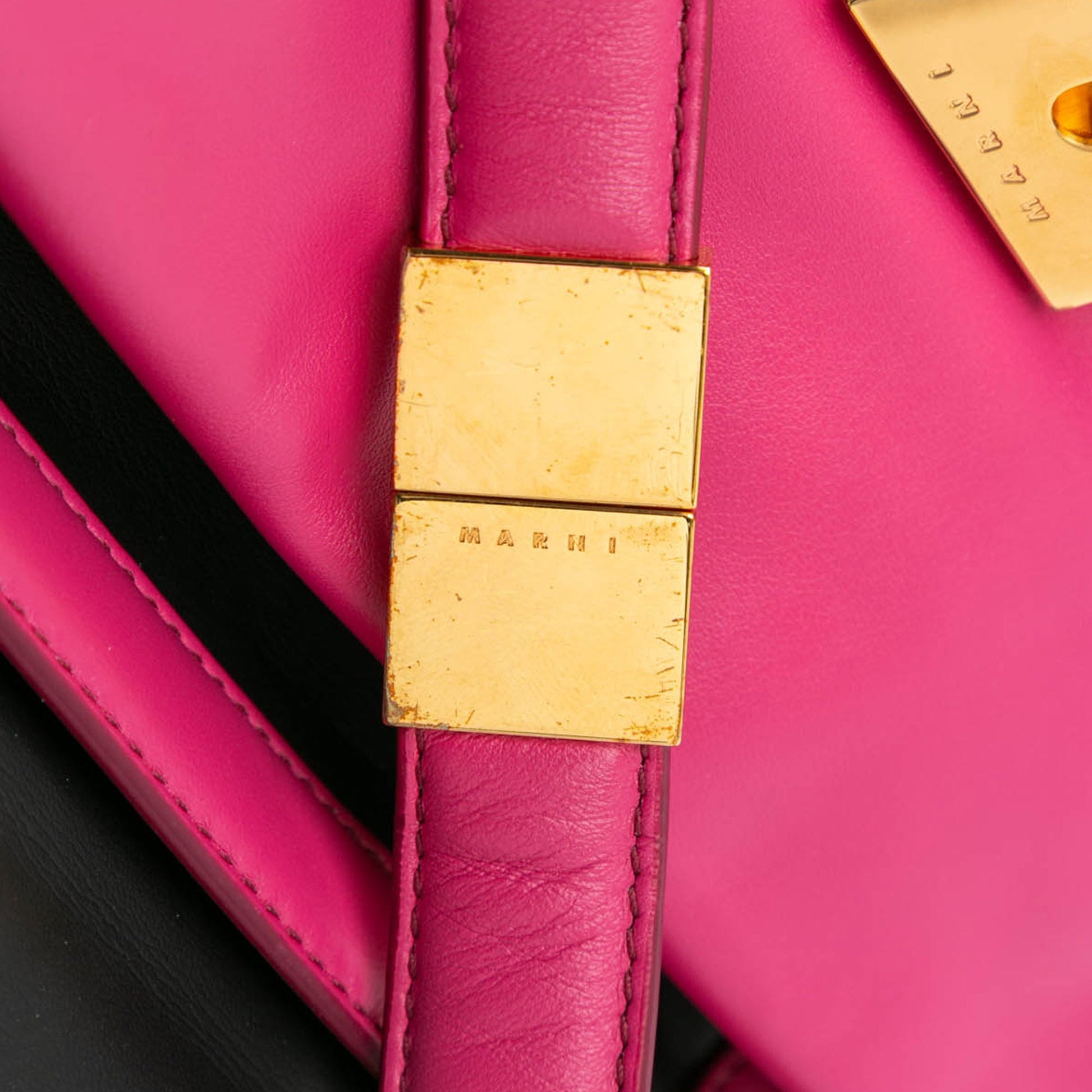Marni Small Leather Prisma Crossbody