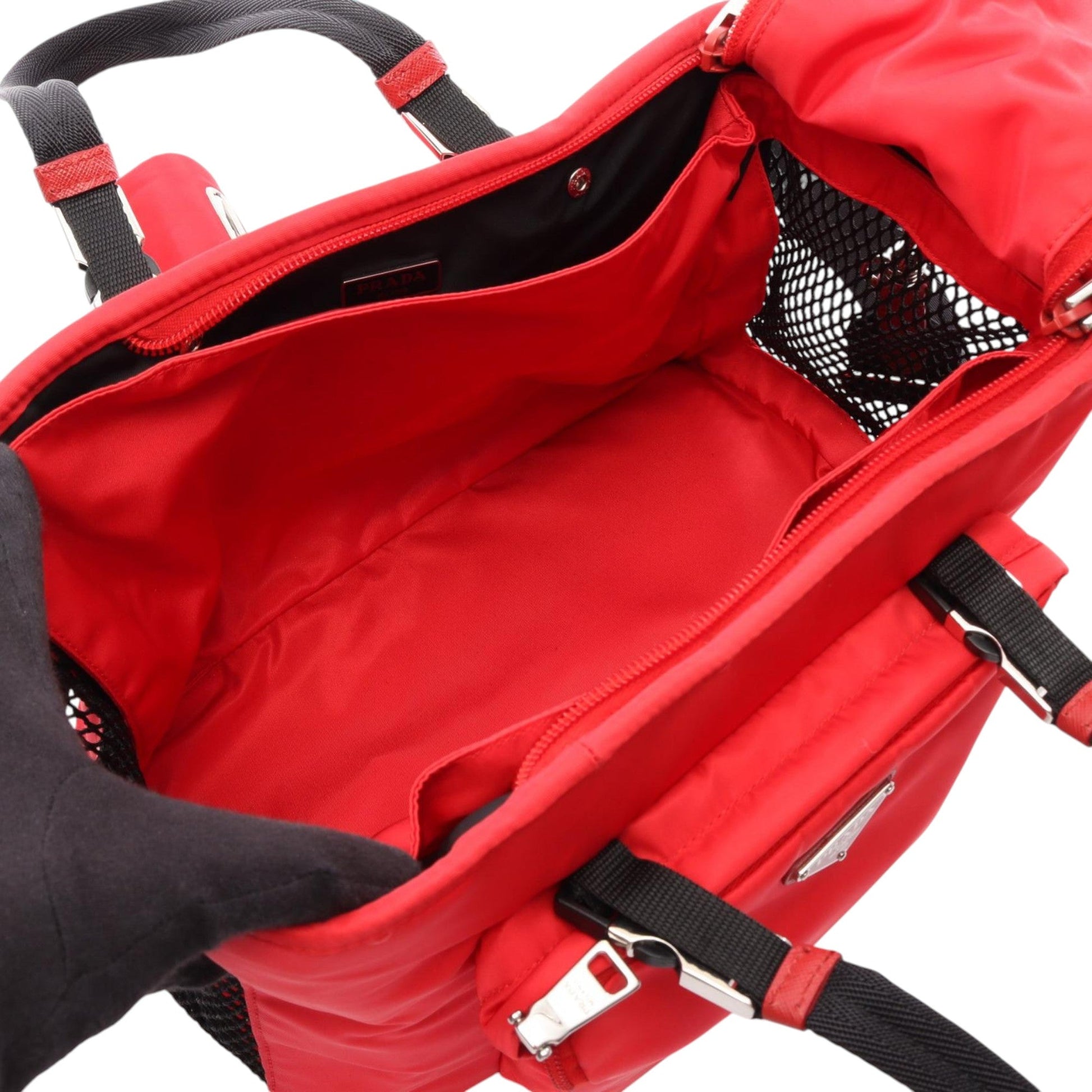Prada Re Nylon Convertible Pet Carrier