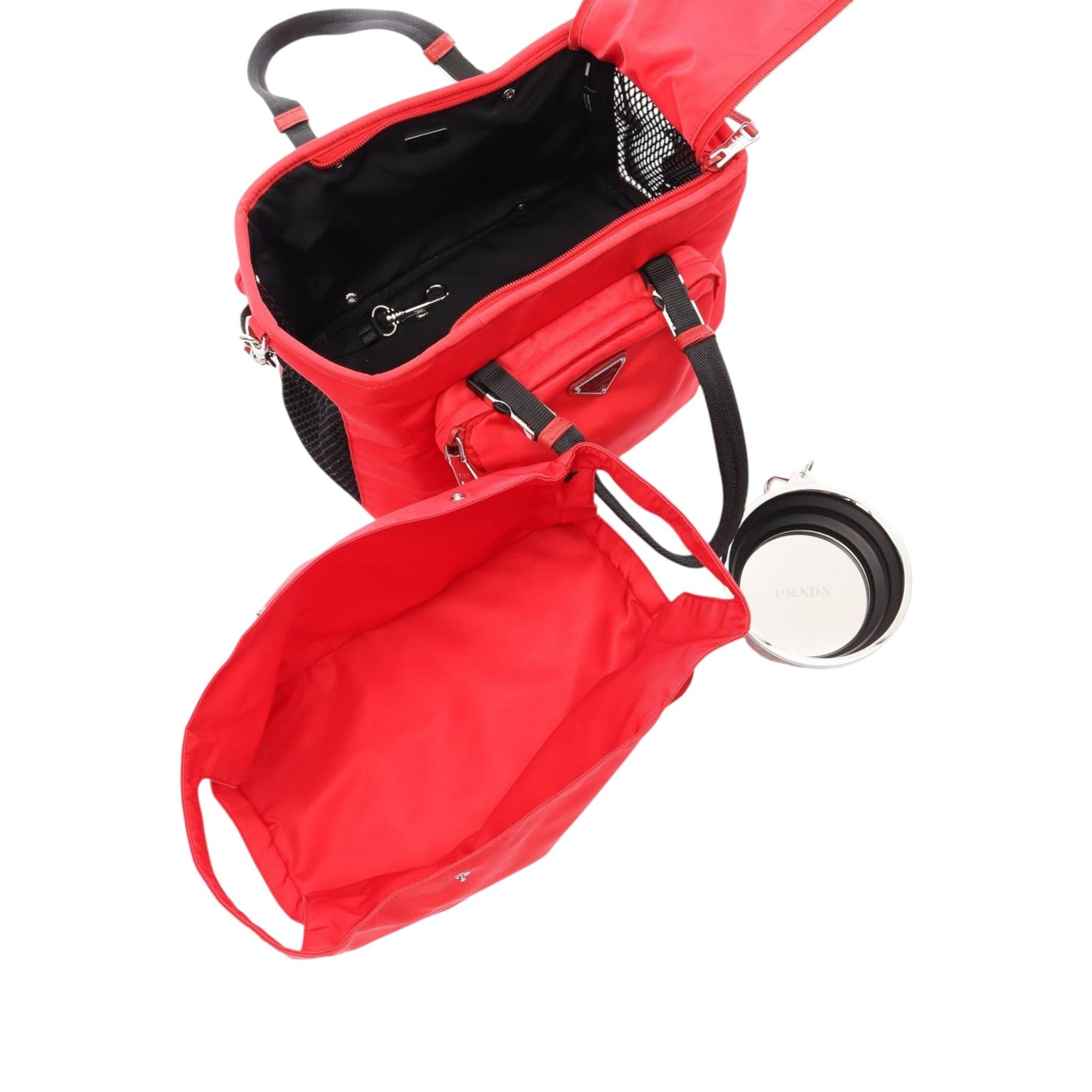 Prada Re Nylon Convertible Pet Carrier