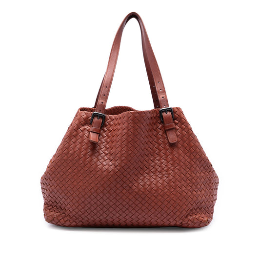 Bottega Veneta Large Nappa Intrecciato Cesta Tote