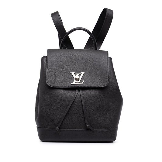 Louis Vuitton Taurillon Lockme Backpack — Black