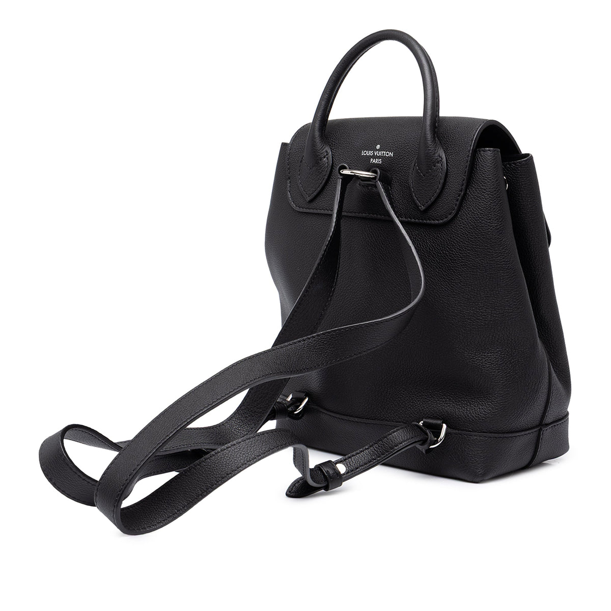 Louis Vuitton Taurillon Lockme Backpack — Black