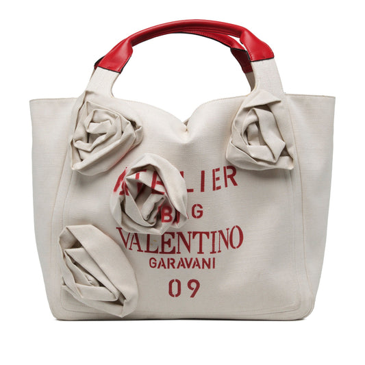 Valentino Large Garavani Atelier 09 Rose Blossom Edition — White