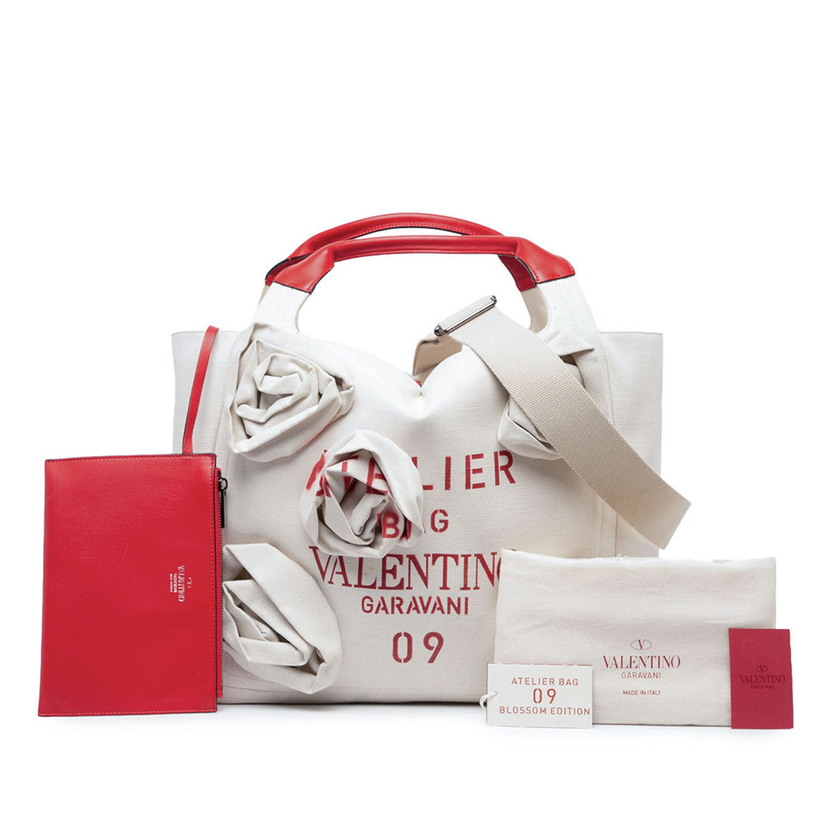 Valentino Large Garavani Atelier 09 Rose Blossom Edition — White