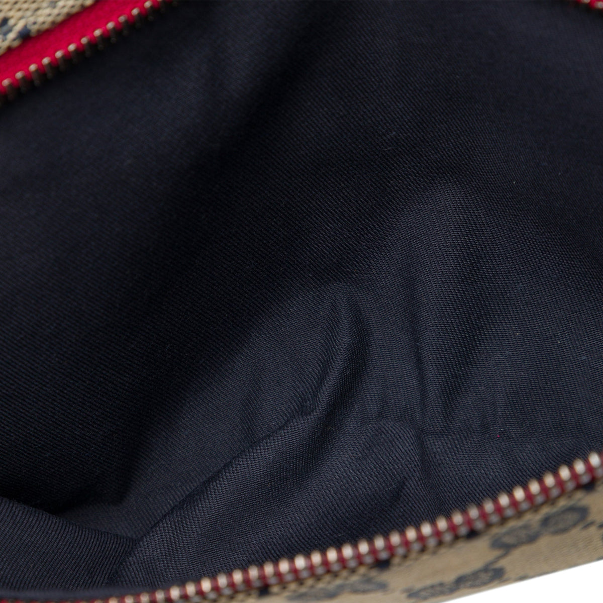 Gucci GG Canvas Web Double Pocket Belt Bag