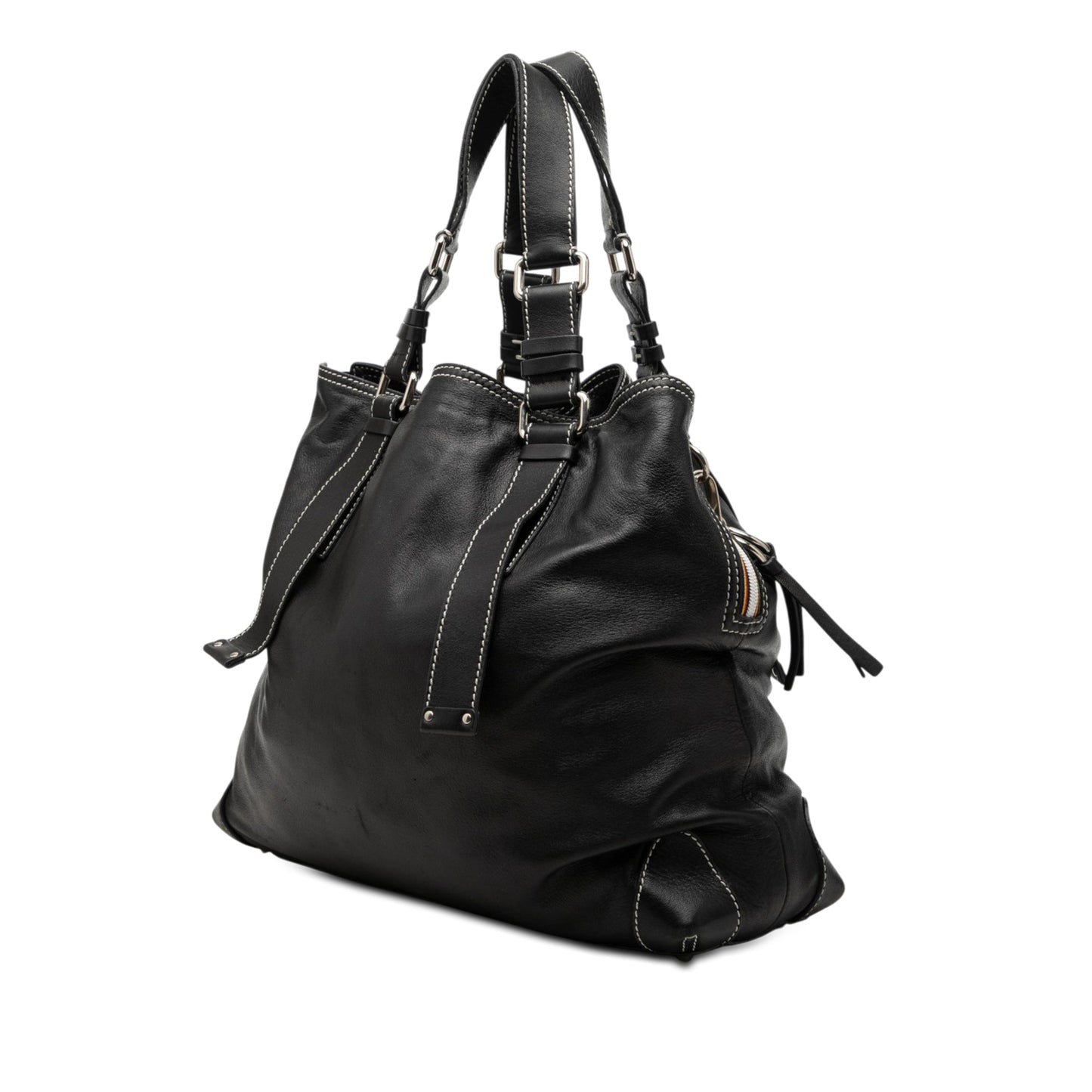 Chloé Lambskin Studded Patsy Tote