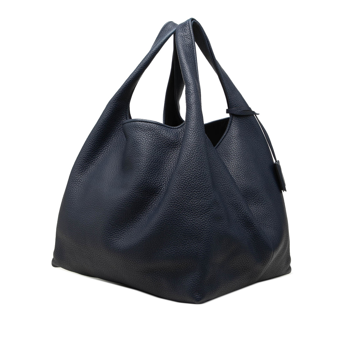 LOEWE Calfskin Calle Lock Shoulder Bag — Blue