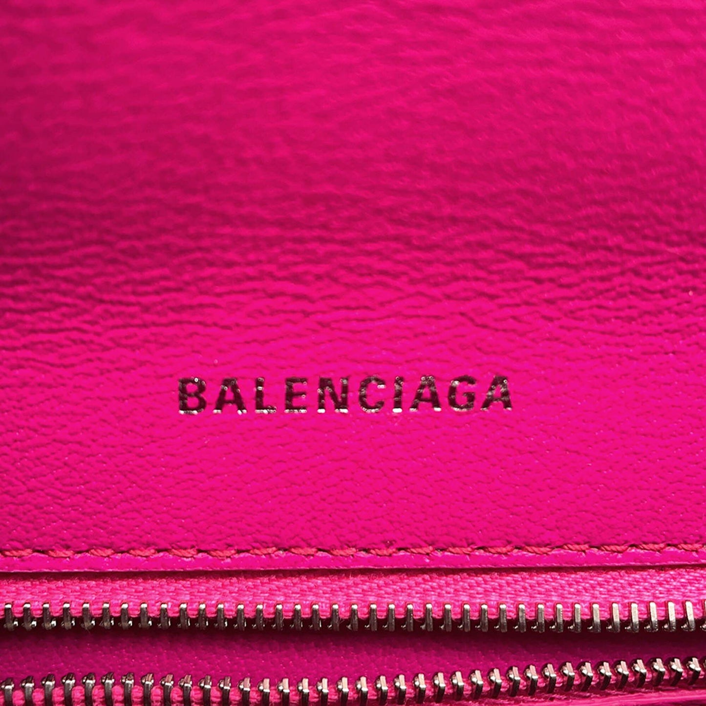 Balenciaga Small Shiny Box Calfskin Hourglass Satchel