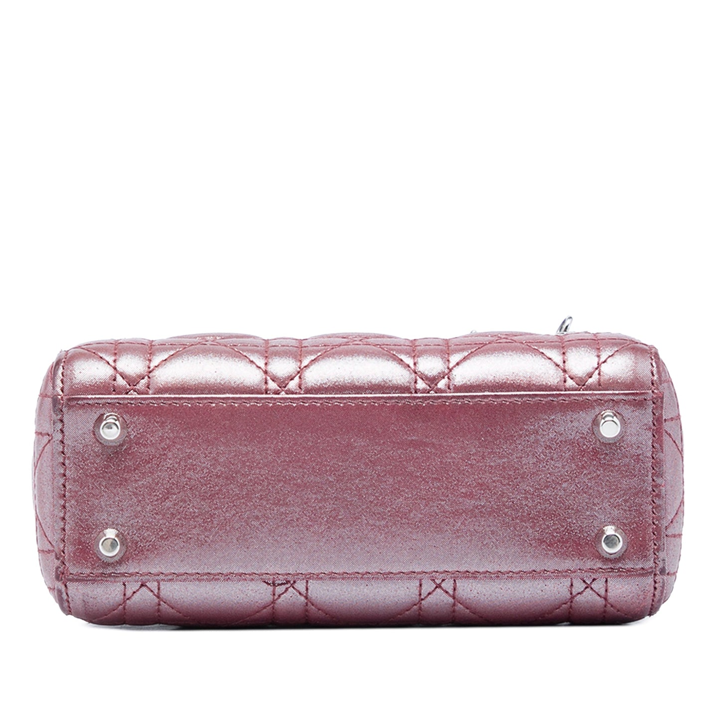 Dior Mini Iridescent Lambskin Cannage Lady Dior
