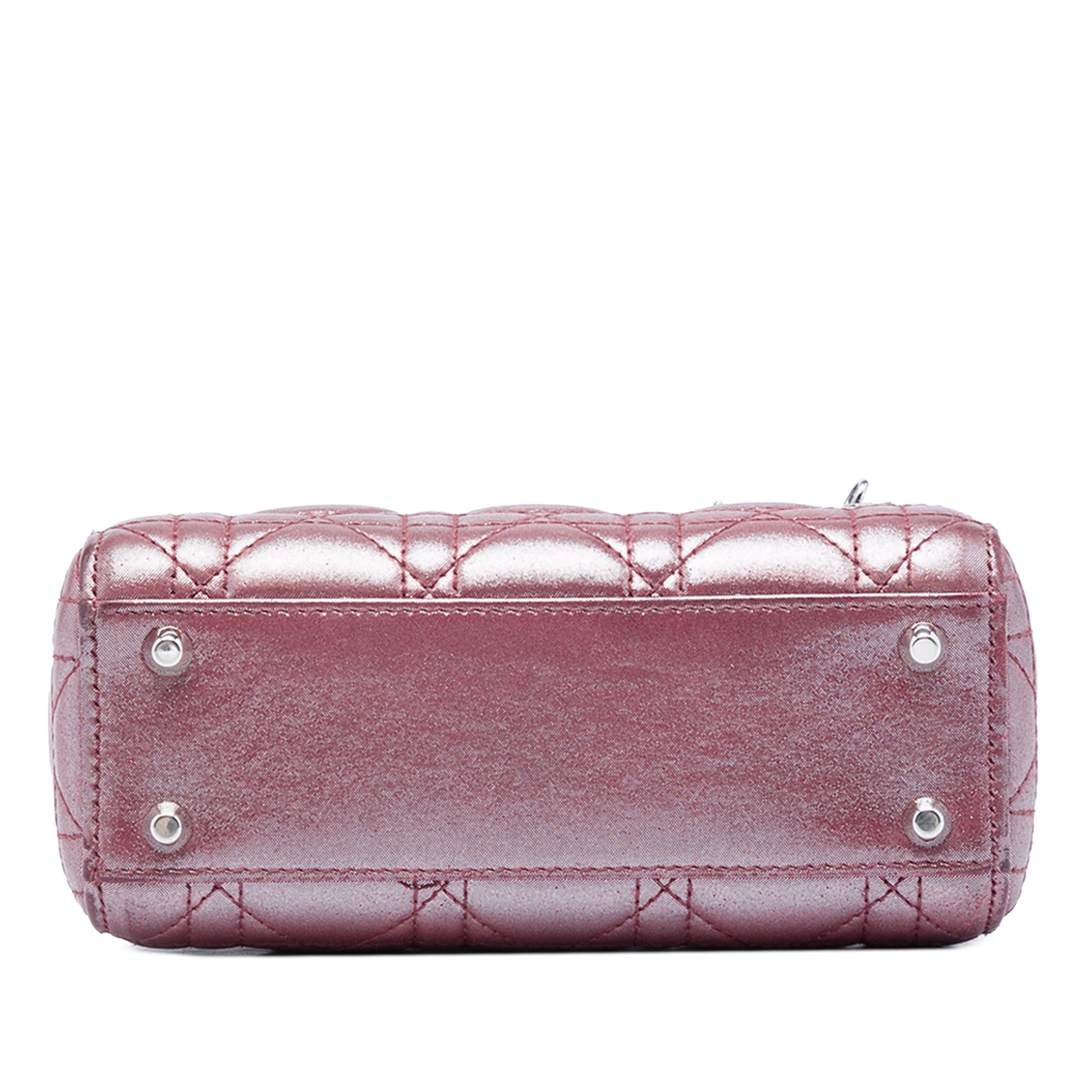 Dior Mini Iridescent Lambskin Cannage Lady Dior
