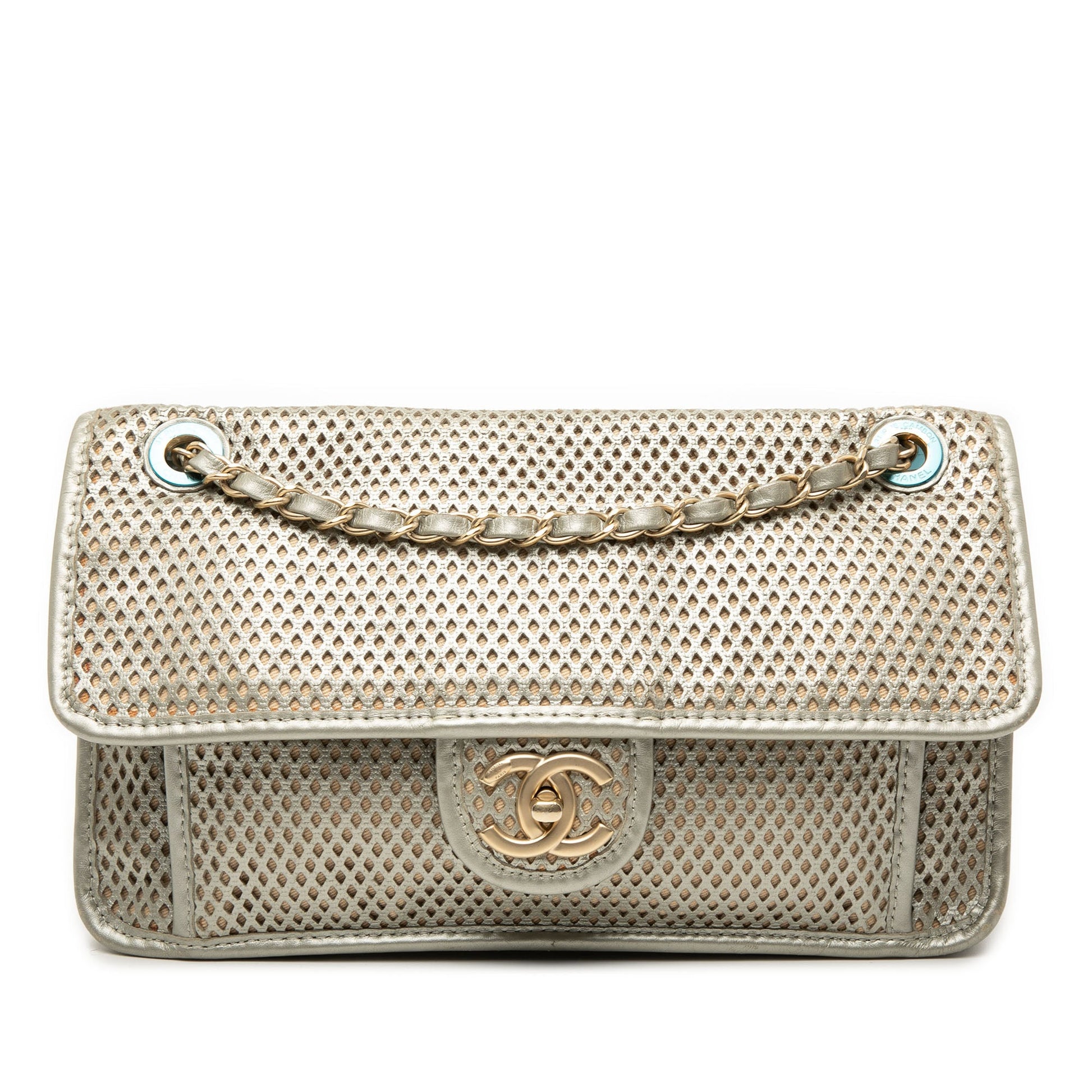 Chanel Medium Perforated Calfskin Up In The Air Flap