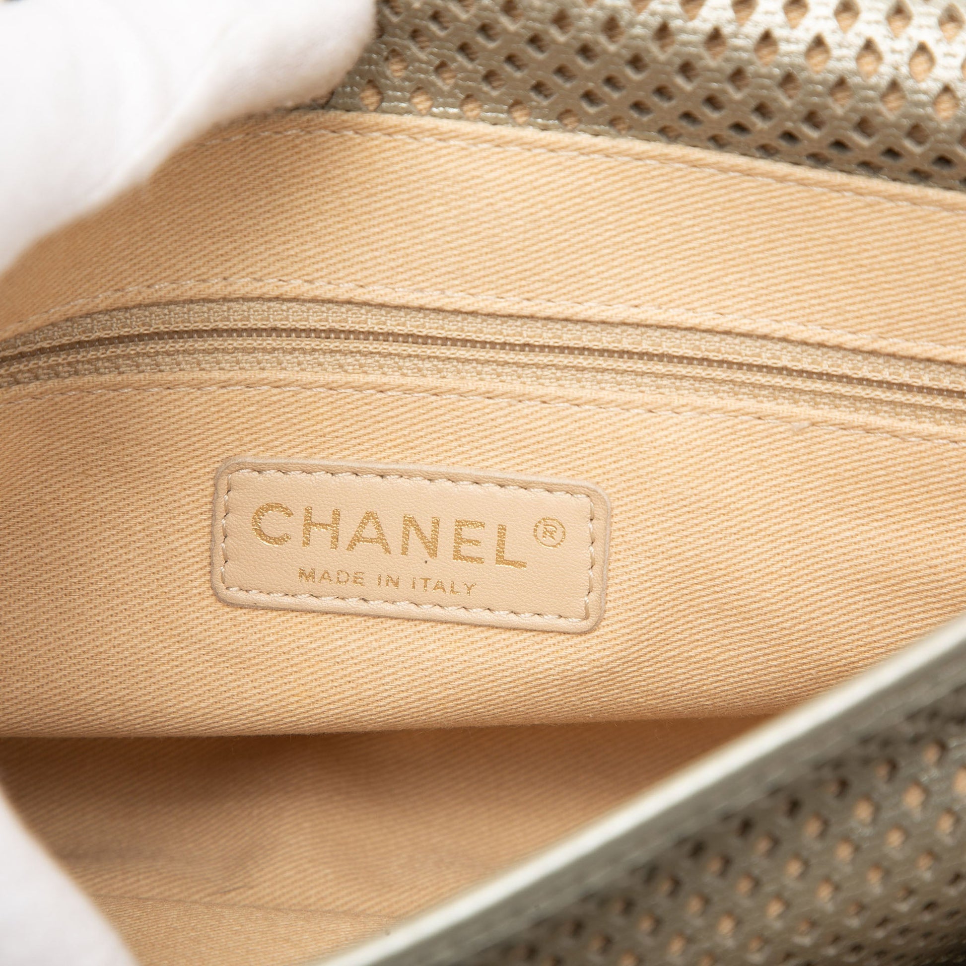 Chanel Medium Perforated Calfskin Up In The Air Flap