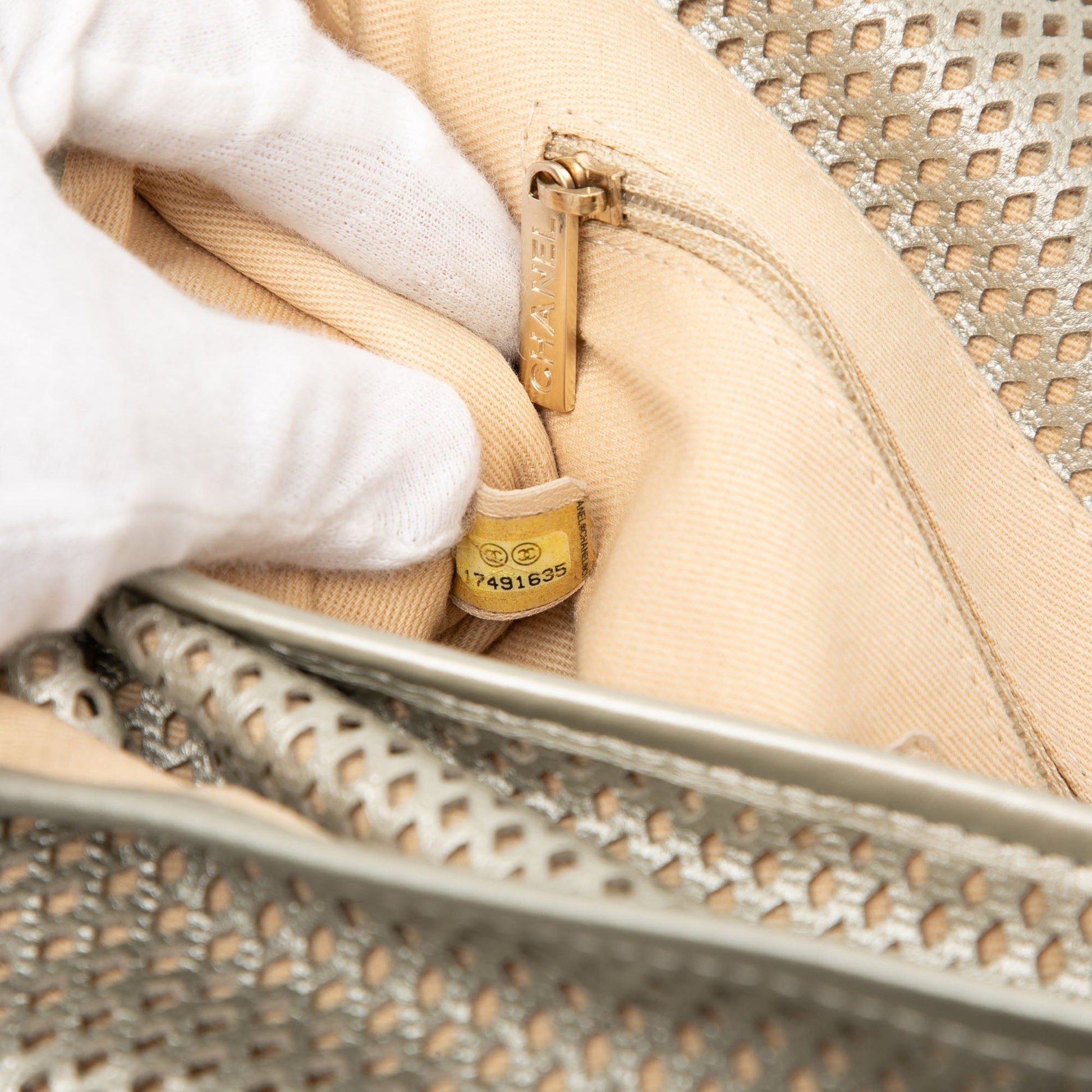 Chanel Medium Perforated Calfskin Up In The Air Flap