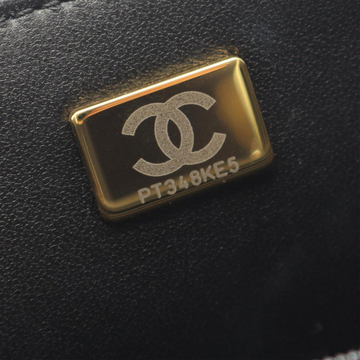 Chanel Mini CC Quilted Lambskin So Black Chain Top Handle Bag