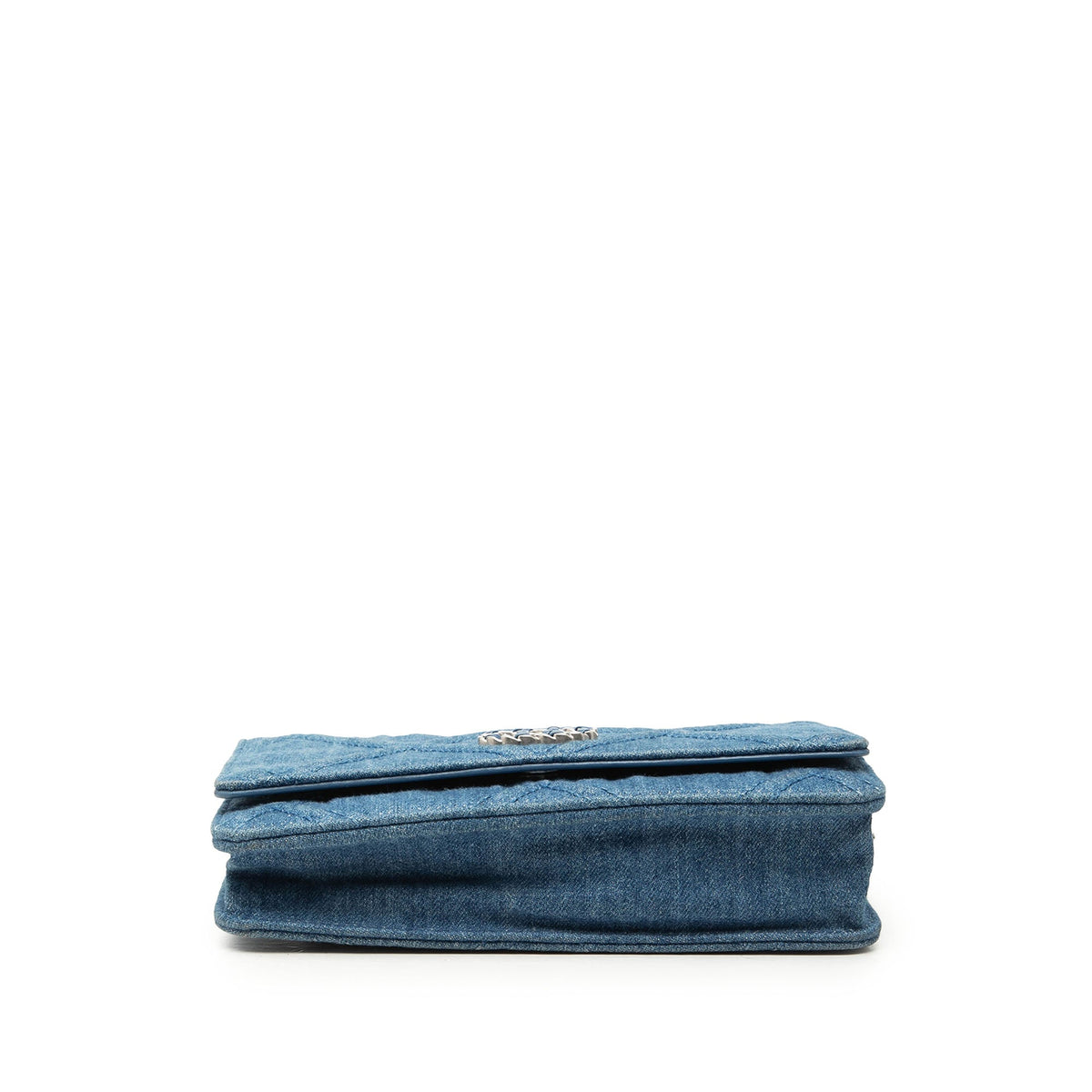 Chanel Denim 19 Flap Wallet On Chain