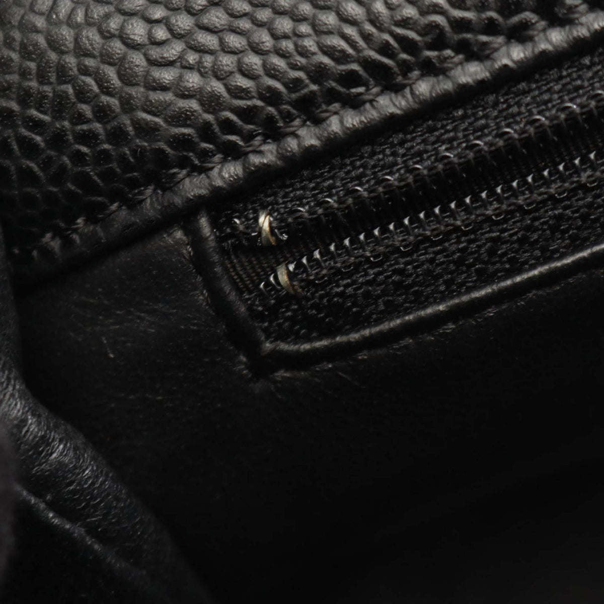 Chanel CC Caviar Top Handle Flap