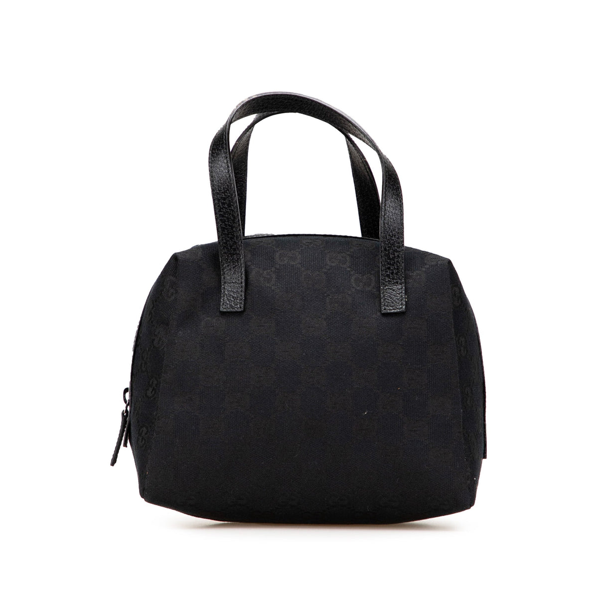 Gucci Mini GG Canvas Balthus Tofu Bag — Black