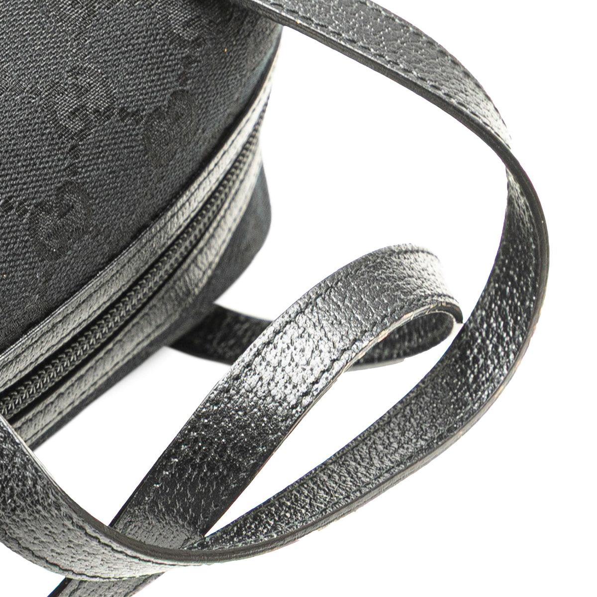Gucci Mini GG Canvas Balthus Tofu Bag — Black