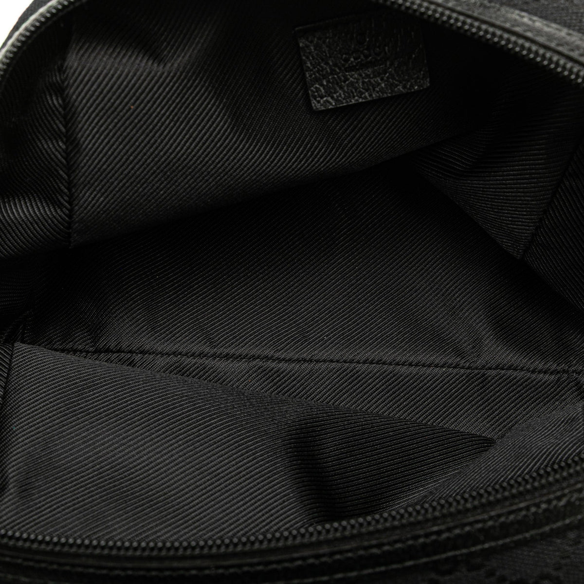 Gucci Mini GG Canvas Balthus Tofu Bag — Black