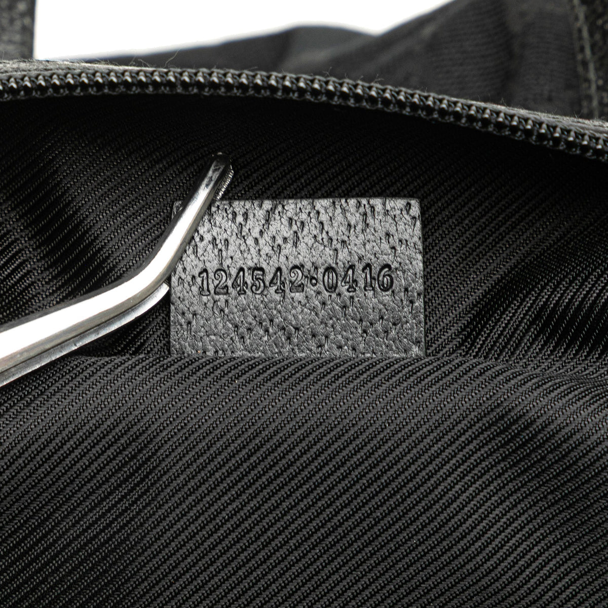 Gucci Mini GG Canvas Balthus Tofu Bag — Black
