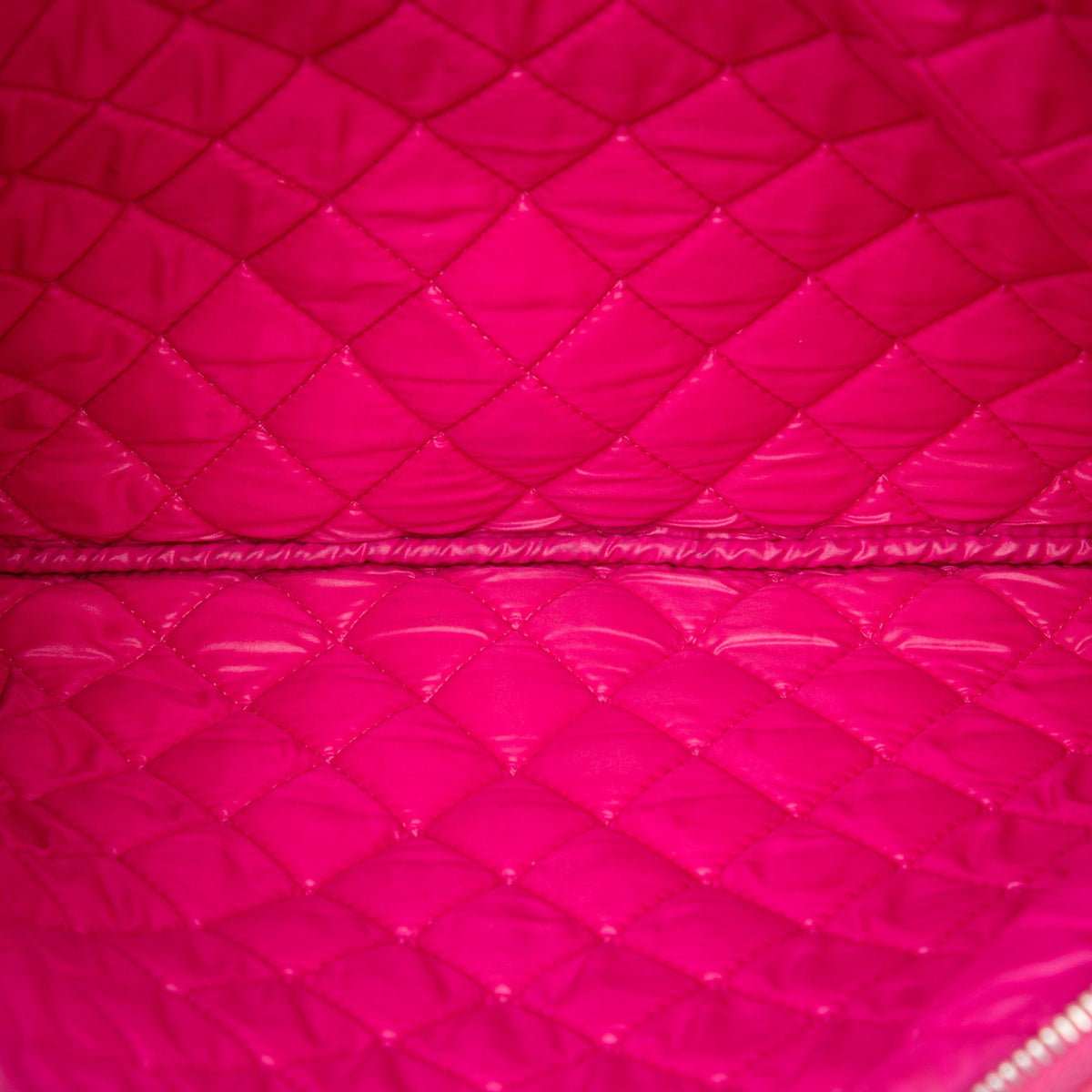 Chanel Large Quilted Caviar O Case Clutch — Pink