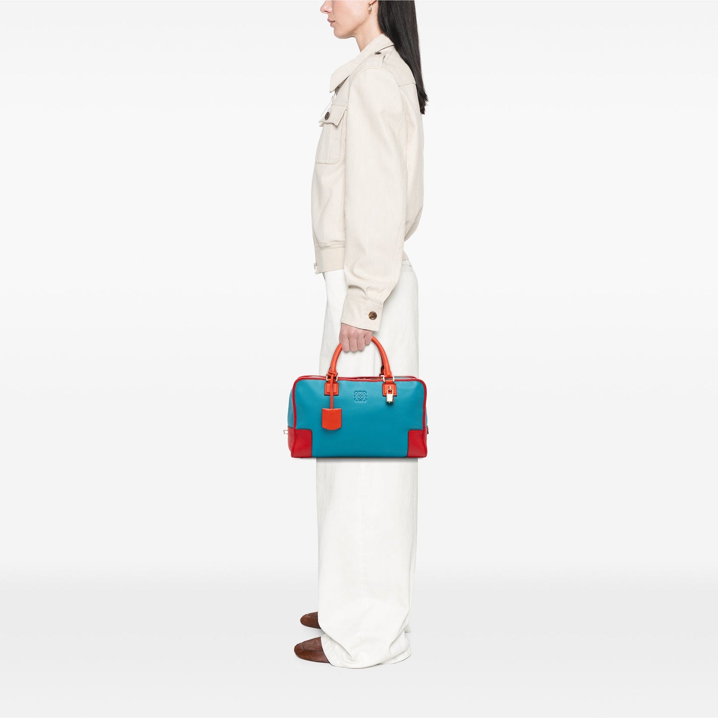 LOEWE Tricolor Leather Amazona 36