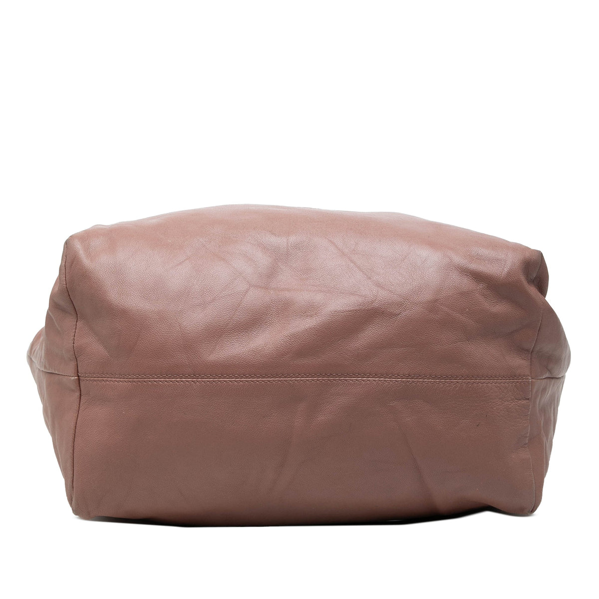 LOEWE Leather Anagram Tote — Pink