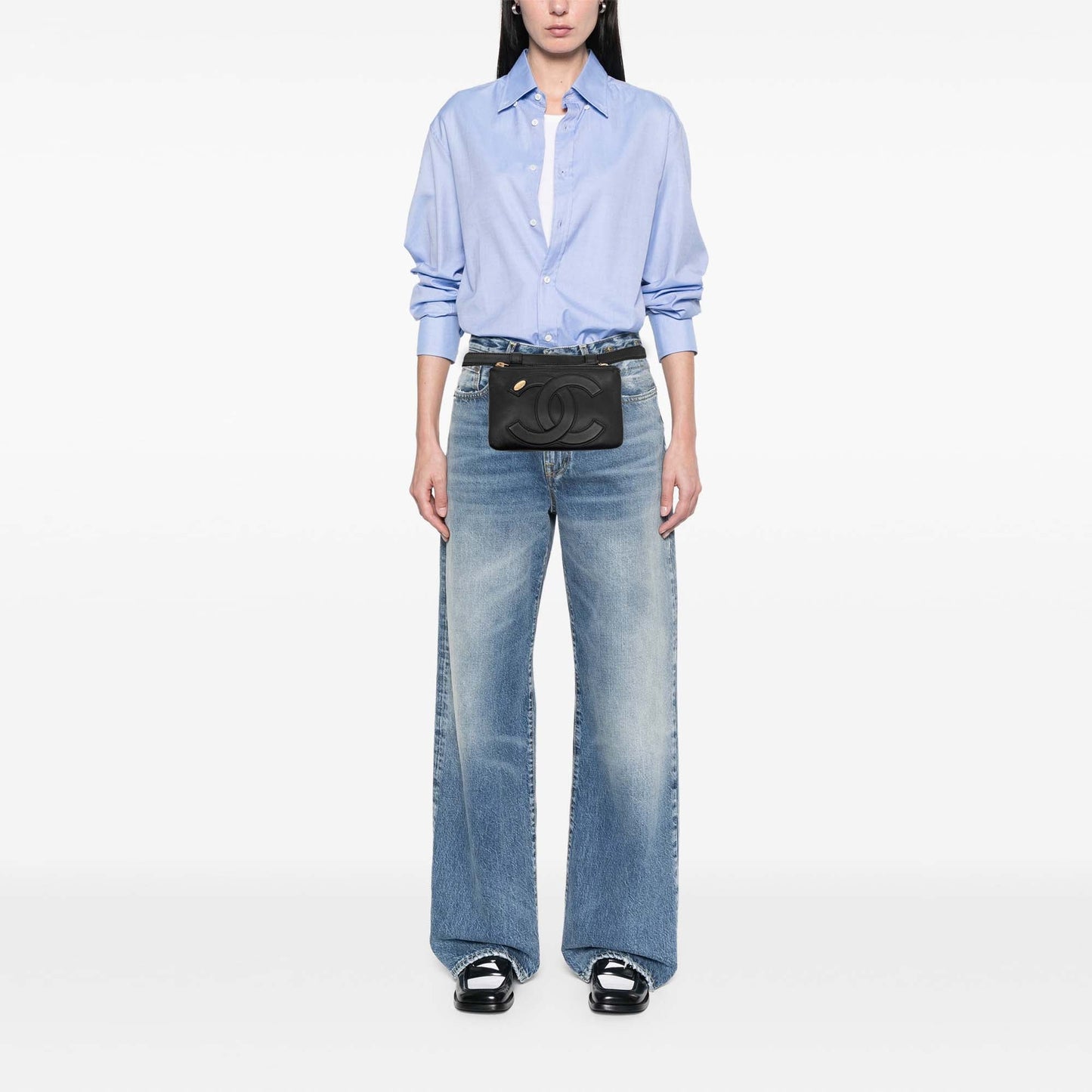 Lambskin Mania Double Zip Belt Bag