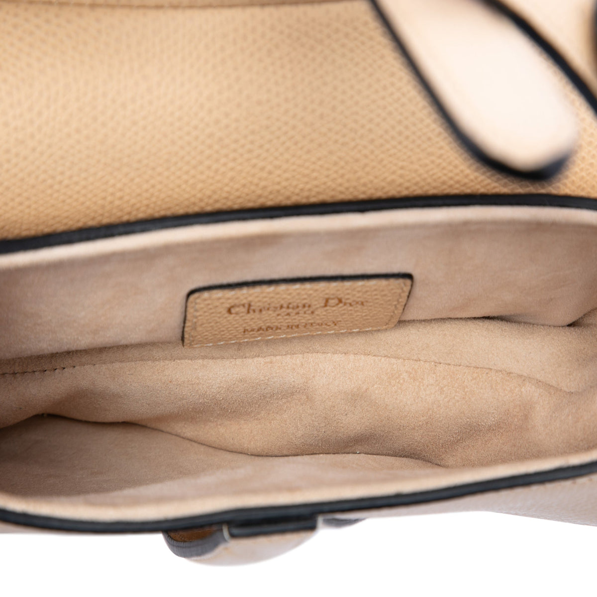 Dior Mini Grained Calfskin Saddle Bag