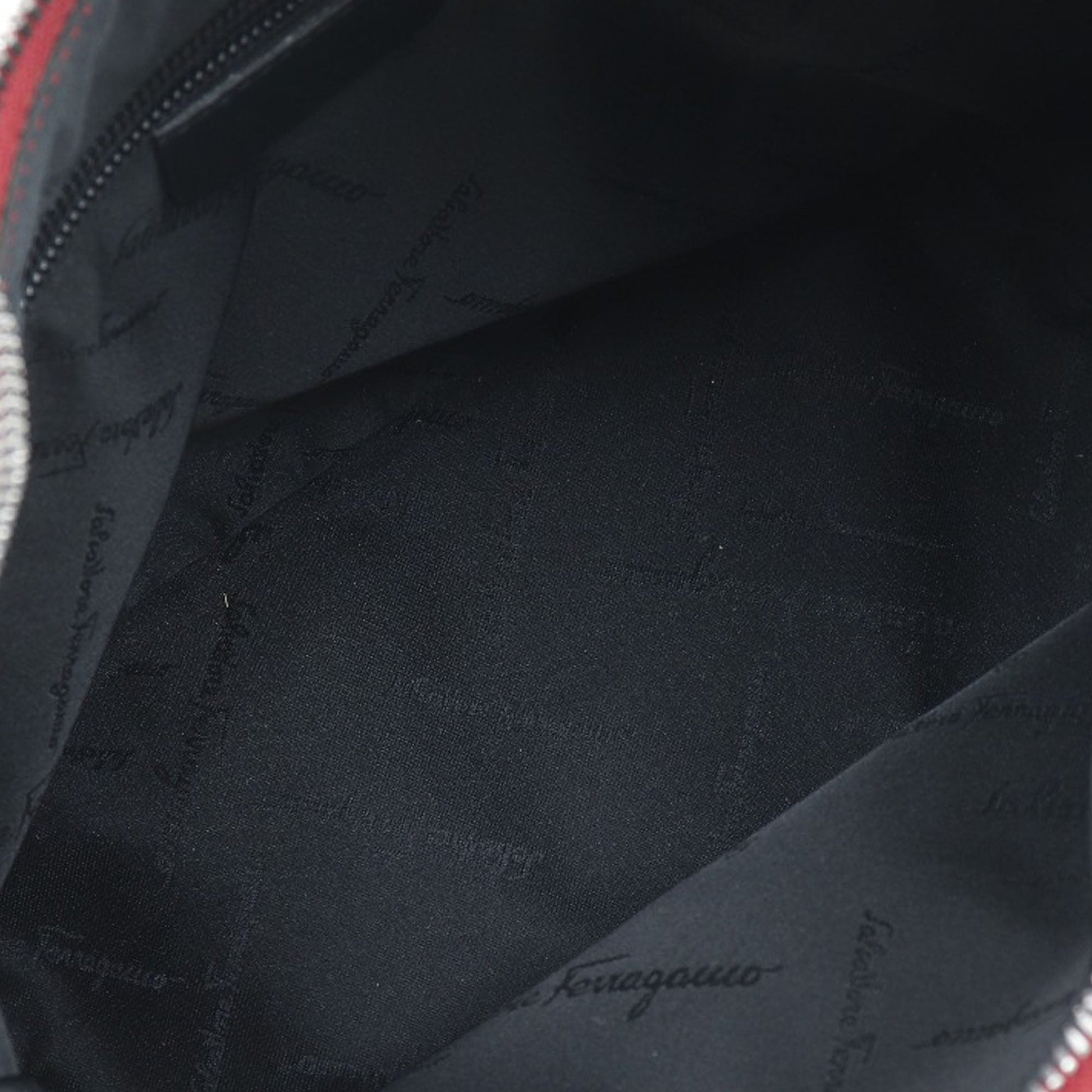 Ferragamo Gancini Canvas Shoulder Bag
