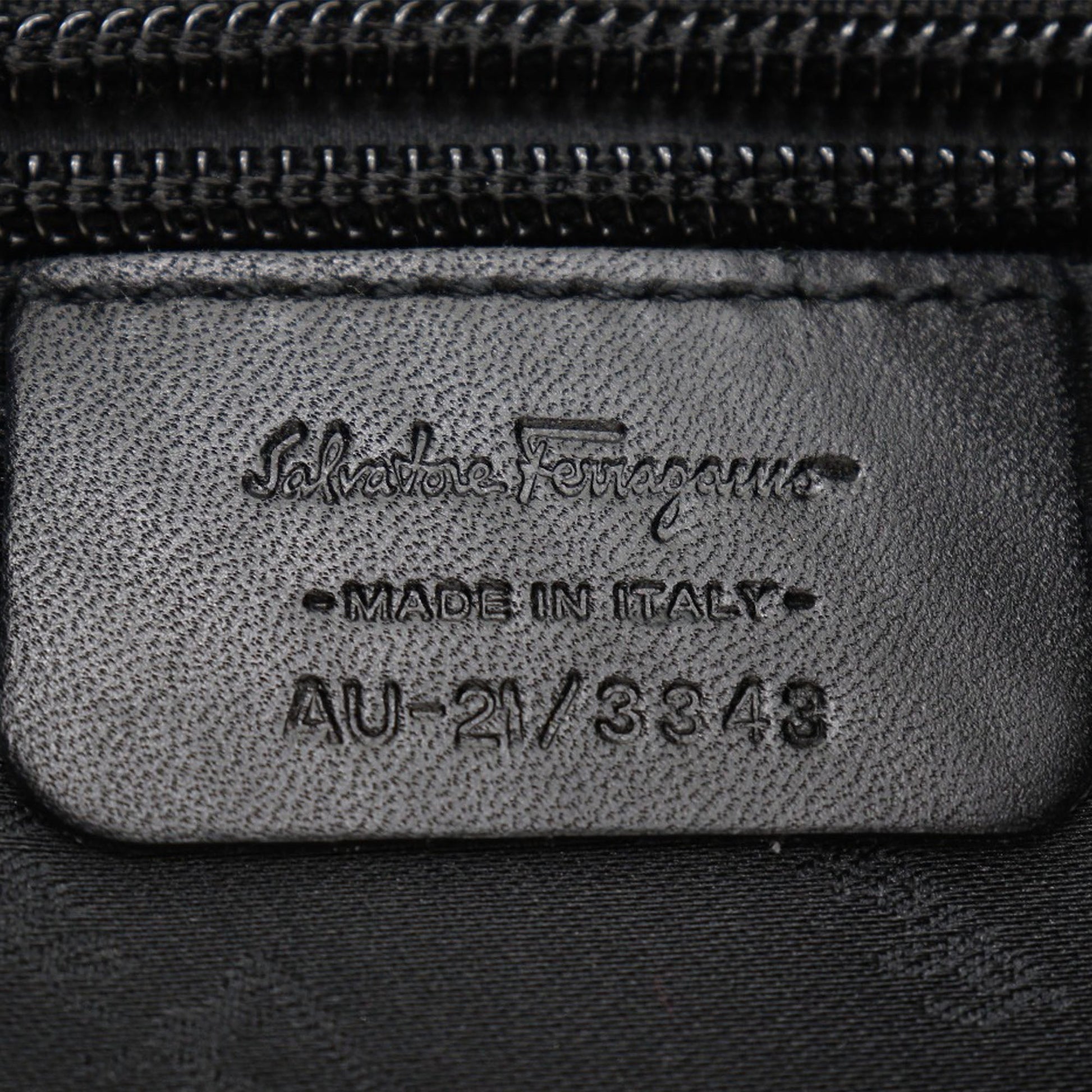 Ferragamo Gancini Canvas Shoulder Bag
