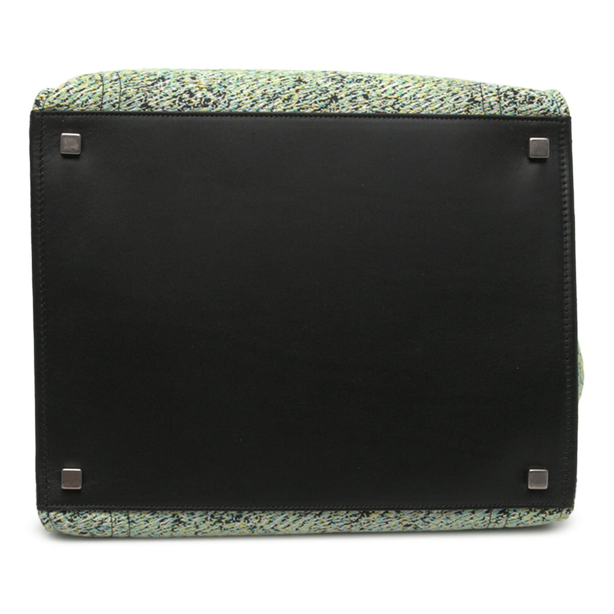 Celine Medium Tweed Phantom Luggage Tote — Green