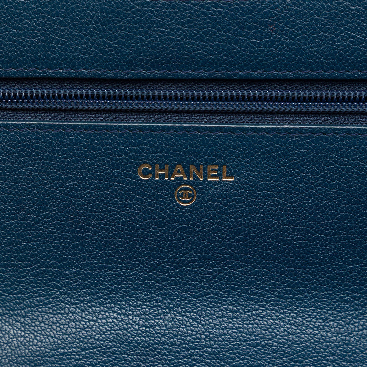 Chanel Quilted Patent and Goatskin CC Eyelet Wallet On Chain