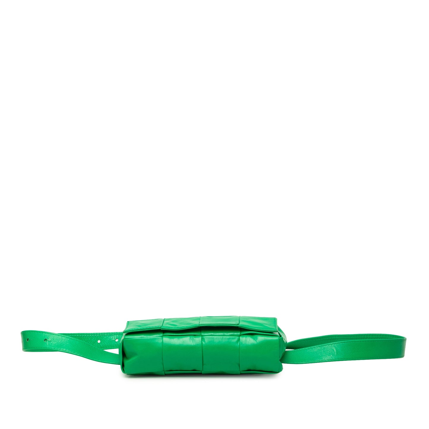 Bottega Veneta Mini Paper Calfskin Intrecciato Cassette Belt Bag