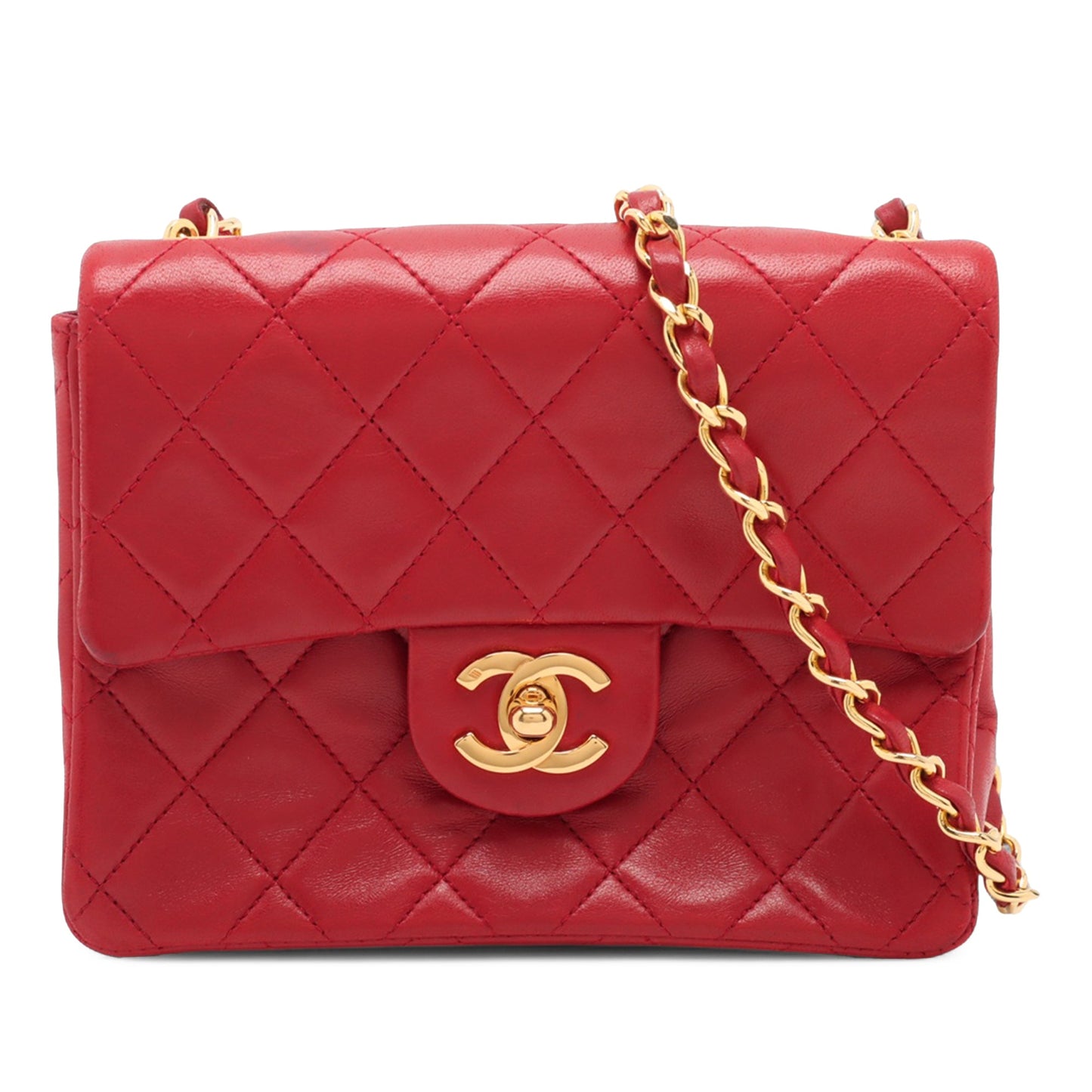 Chanel Mini Square Classic Lambskin Single Flap