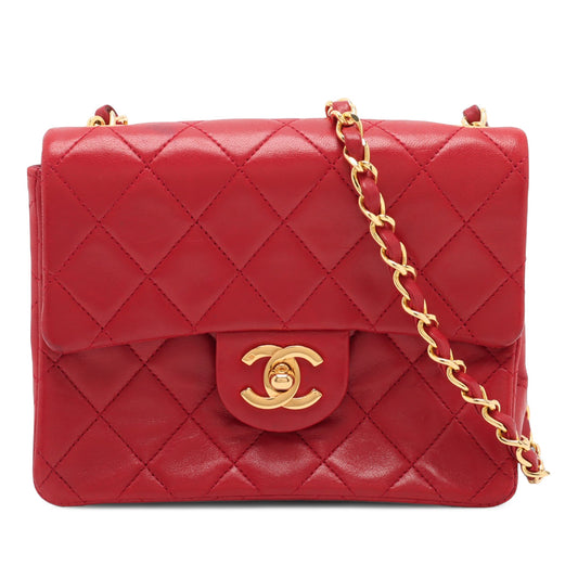 Chanel Mini Square Classic Lambskin Single Flap