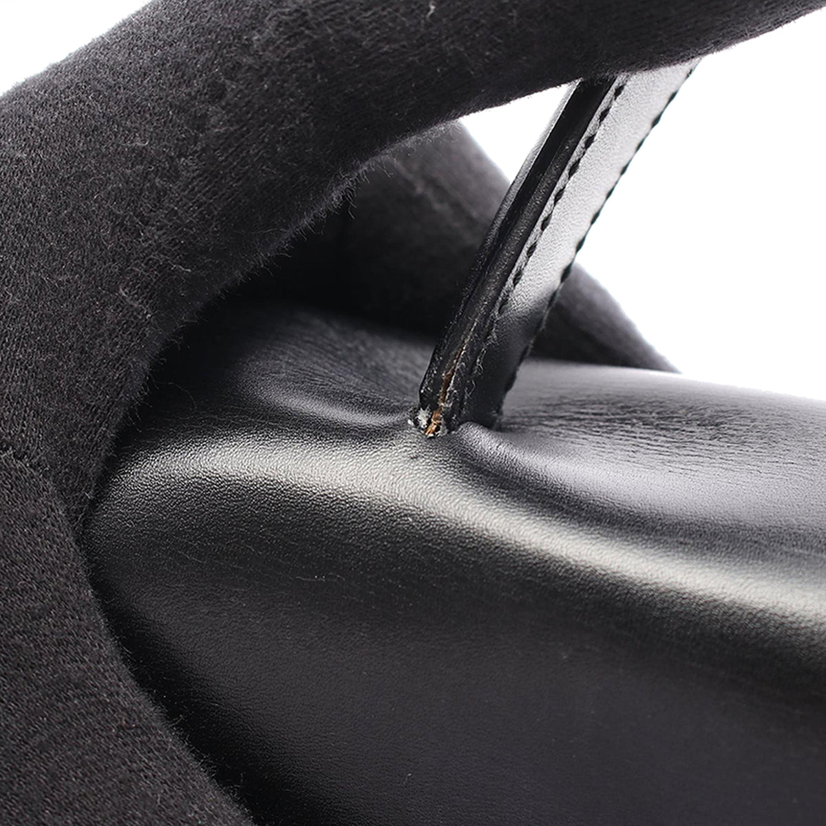 Celine Leather Handbag — Black
