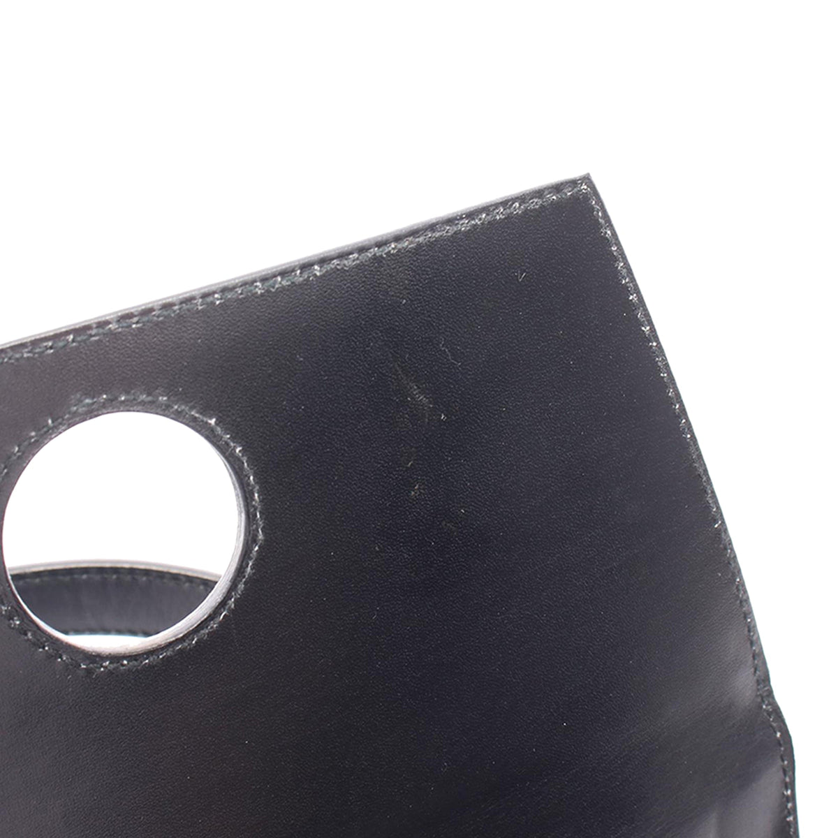 Celine Leather Handbag — Black