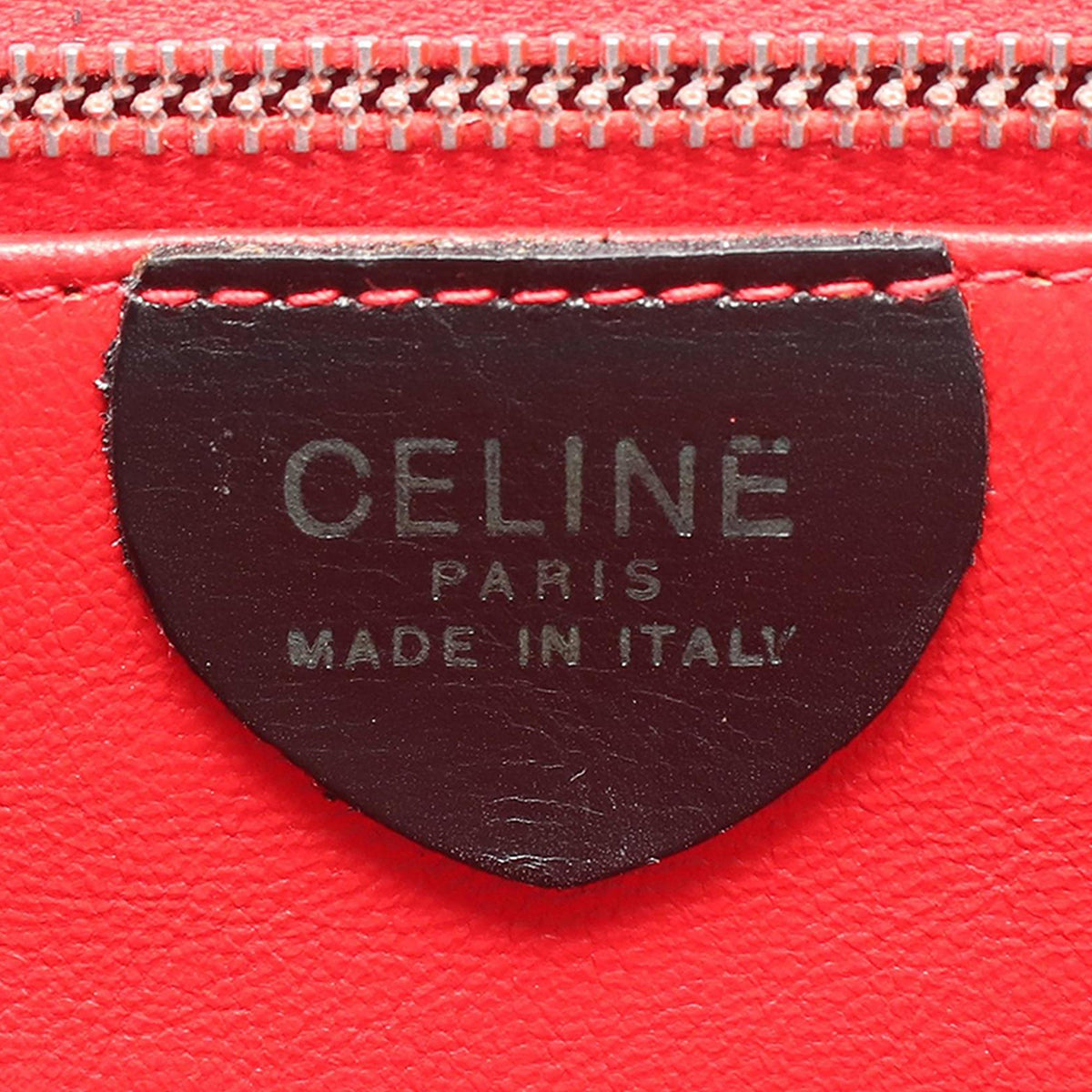 Celine Leather Handbag — Black