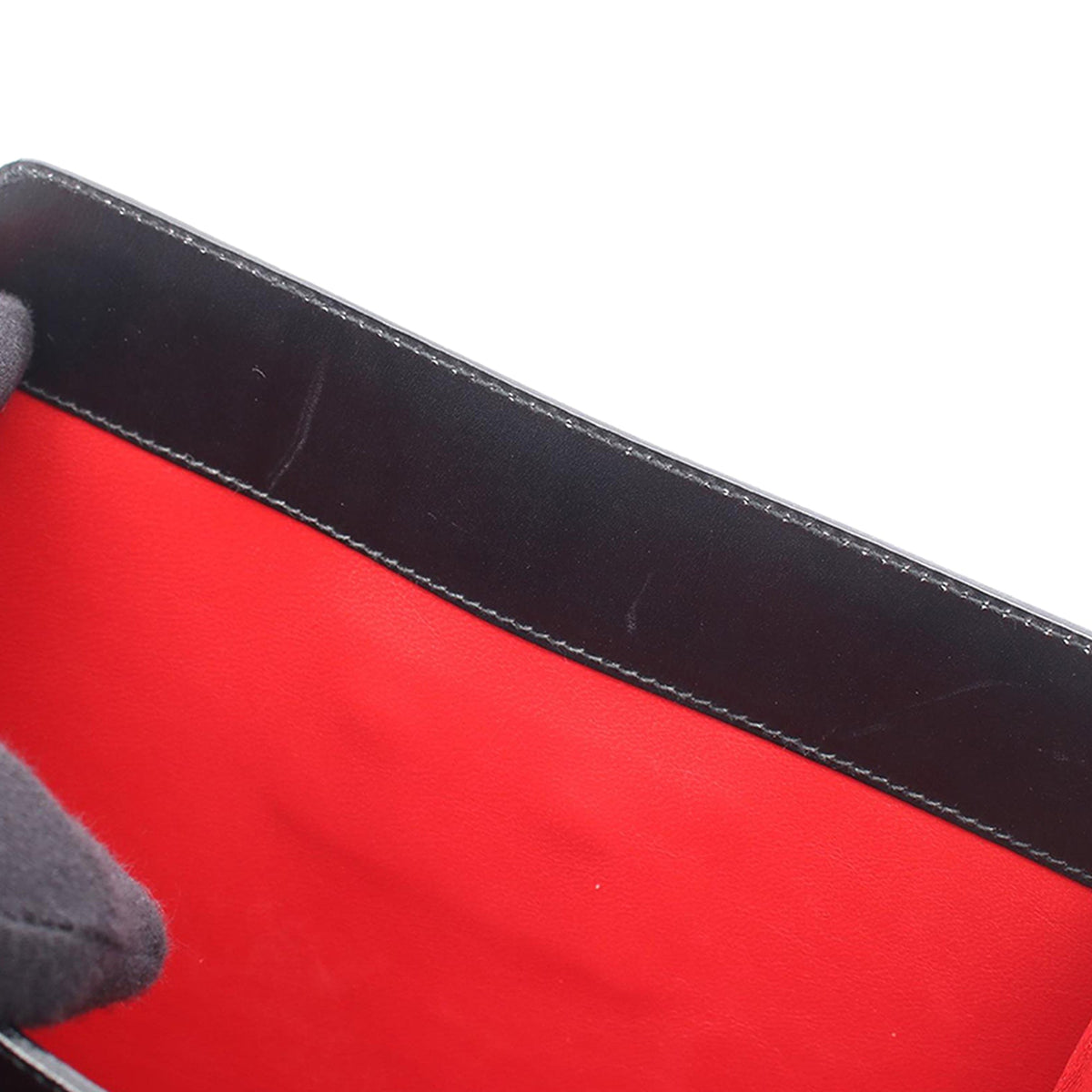 Celine Leather Handbag — Black