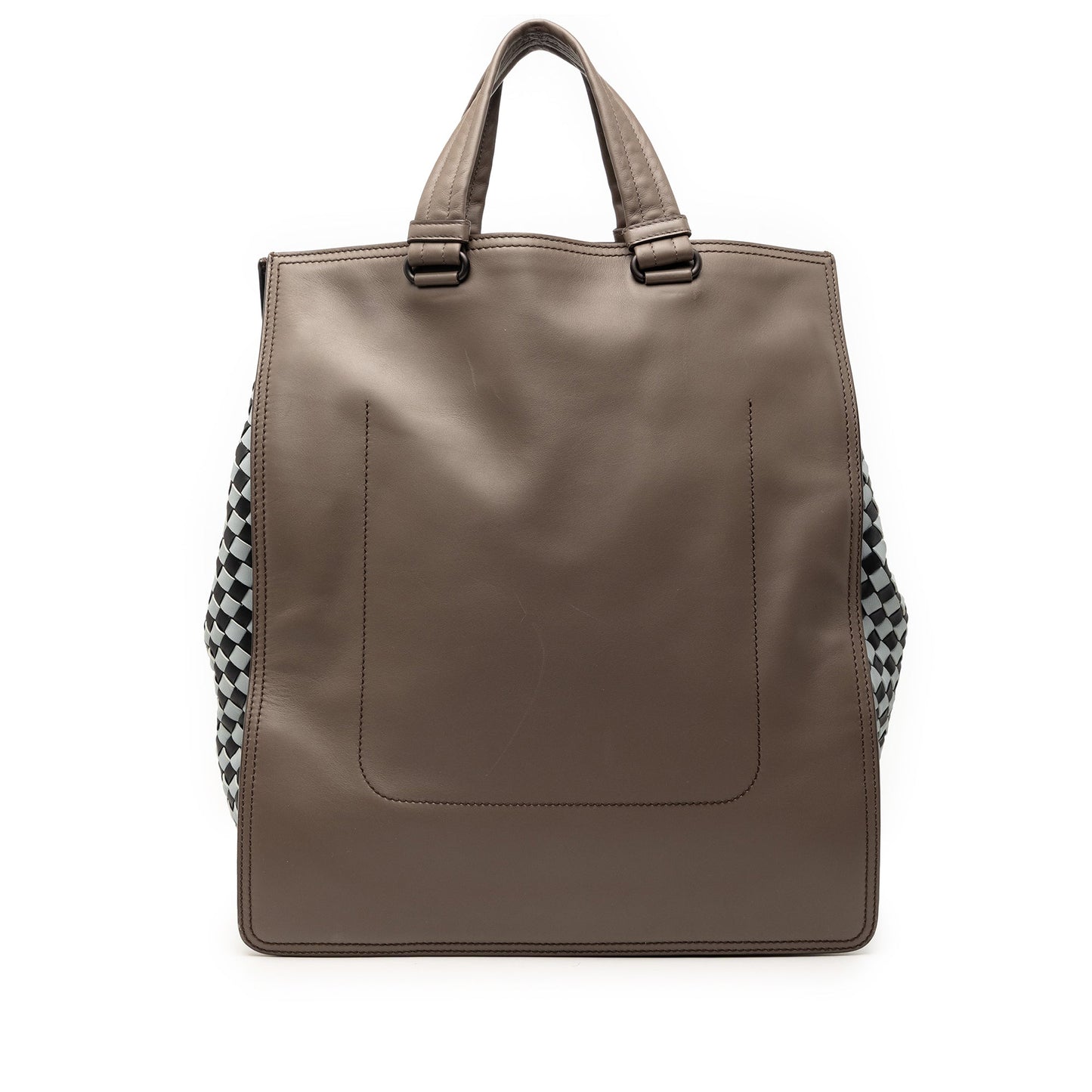 Bottega Veneta Intrecciato Trimmed Leather Tote