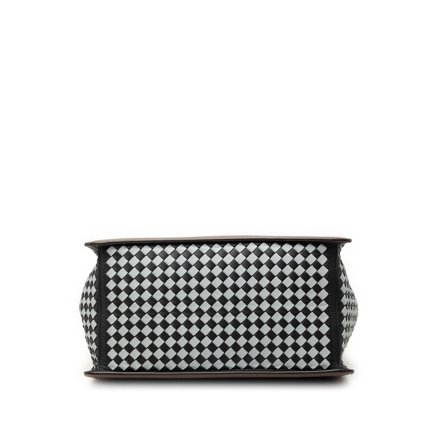 Bottega Veneta Intrecciato Trimmed Leather Tote