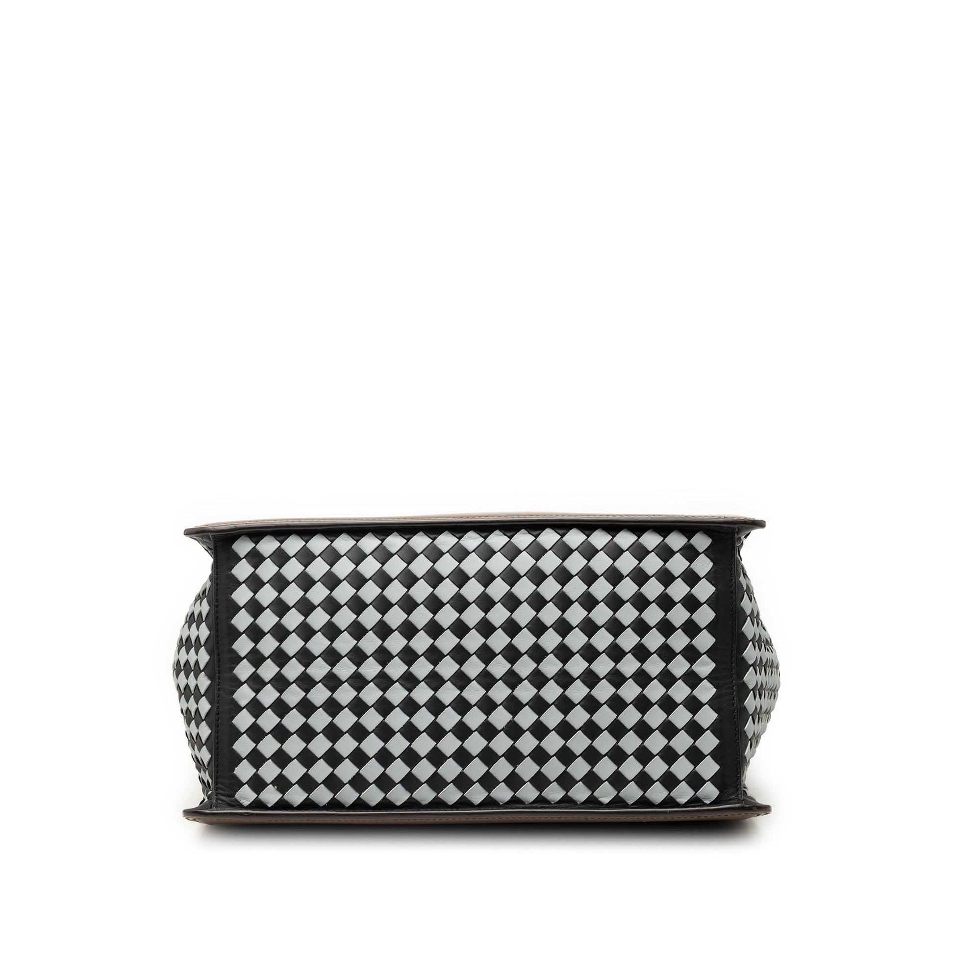 Bottega Veneta Intrecciato Trimmed Leather Tote