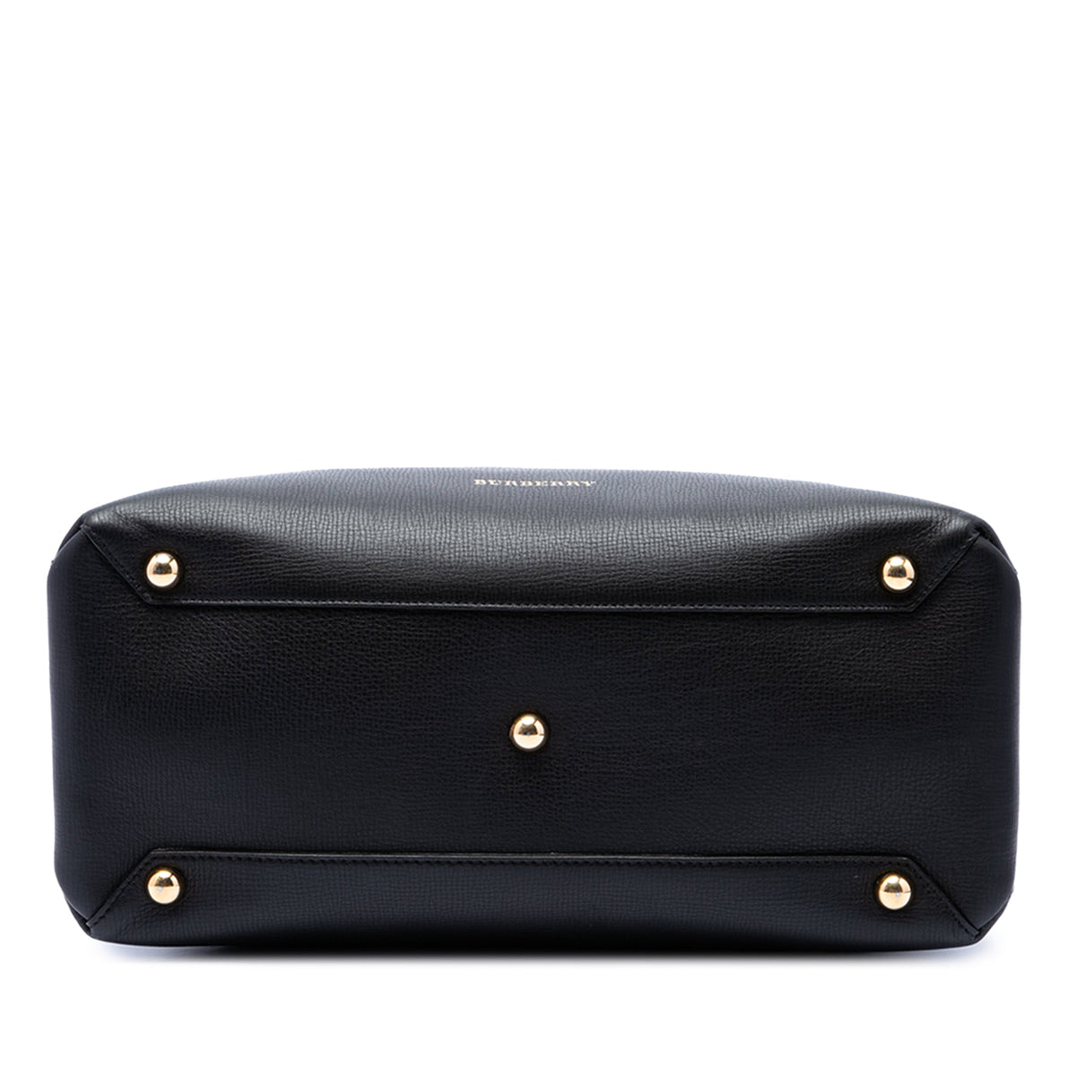 Burberry Medium Leather and House Check Banner Satchel