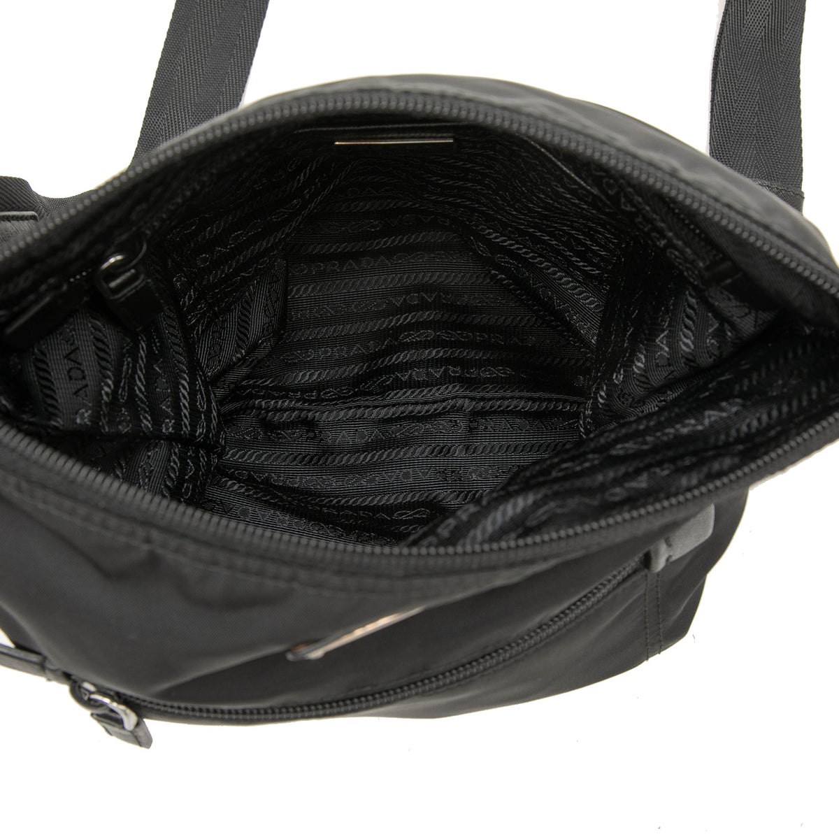 Prada Tessuto Zip Top Crossbody