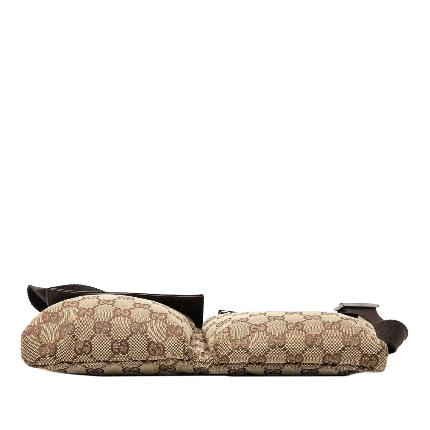 Gucci GG Canvas Double Pocket Belt Bag