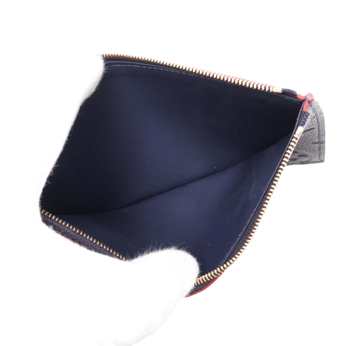 Louis Vuitton Monogram Empreinte Pochette Felicie — Blue