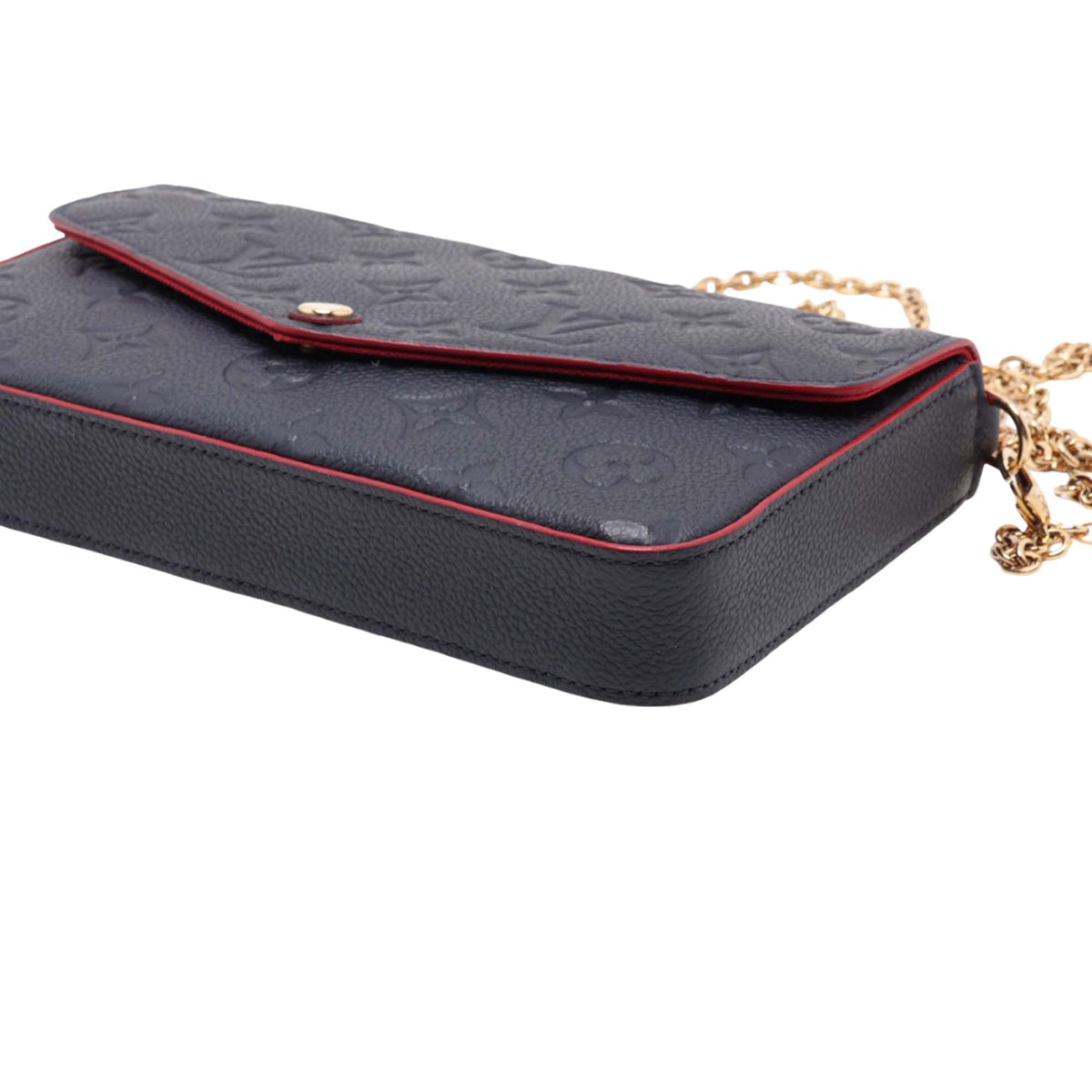 Louis Vuitton Monogram Empreinte Pochette Felicie — Blue