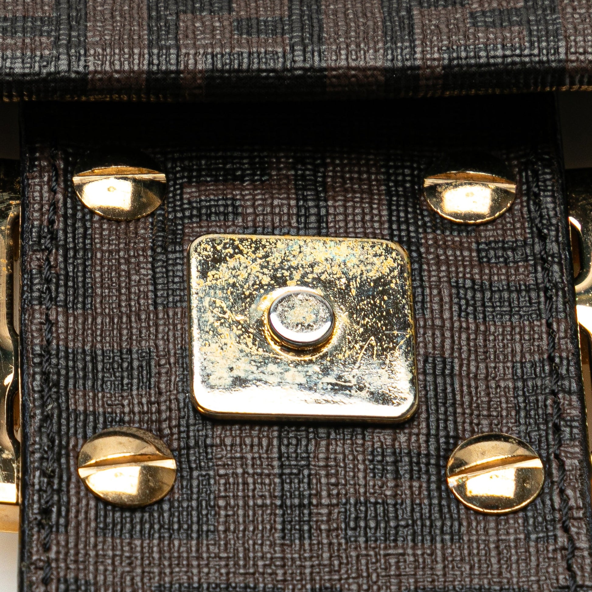 Fendi Zucchino Spalmati Crossbody